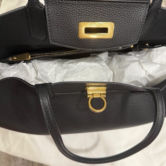 SALVATORE FERRAGAMO Leather Travel Tote - Picture 11 of 16